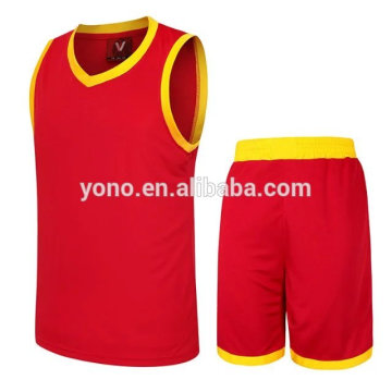 2017 mejor calidad 100% poliéster sublimación baloncesto jersey